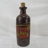 Sanford's Stoneware Ink Bottle with Paper Label