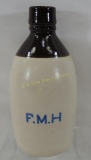 FMH Stoneware Bottle- marked 3 on bottom