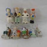 9 Vintage Ceramic Toothbrush Holders