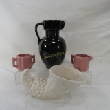 Rosemeade Cornucopia, Pitcher, Sugar & Creamer