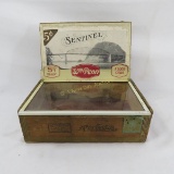 Red Wing High Bridge Cigar Box  with glass top