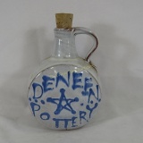 1979 Hand Painted Deneen Pottery Bottle