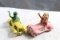 1979 Corgi Henson Miss Piggy and Kermit the Frog