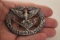 Vintage Brass Career Counselor Military Hat Badge