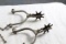 Pair of Metal Western Child's Spurs Opening is