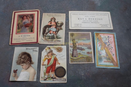 Lot of Victorian Trade Cards