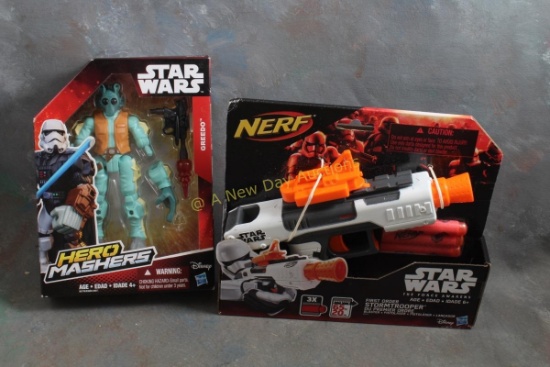 Disney Hasbro Star Wars Nerf Gun NIP & Star Wars