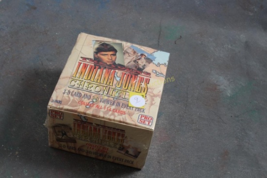1992 Indiana Jones 3-D Card and 3-D Viewer Pro Set