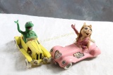 1979 Corgi Henson Miss Piggy and Kermit the Frog