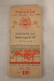 1938 Del Mar Turf Horse Racing Club Program
