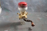 Antique L.C.L. Coffee or Spice Grinder with Glass