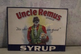 Black Americana Uncle Remus Syrup Metal Sign