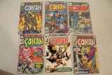 (6) CONAN Marvel Comic Books 30 & 35 Cent 4 are