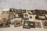 Lot of 25+ Antique Photographs & Cabinet Cards