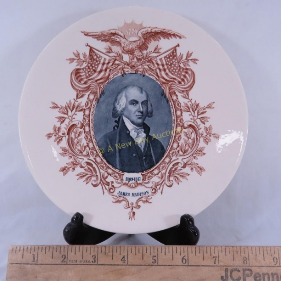 James Madison 1809-1817 Portrait Plate