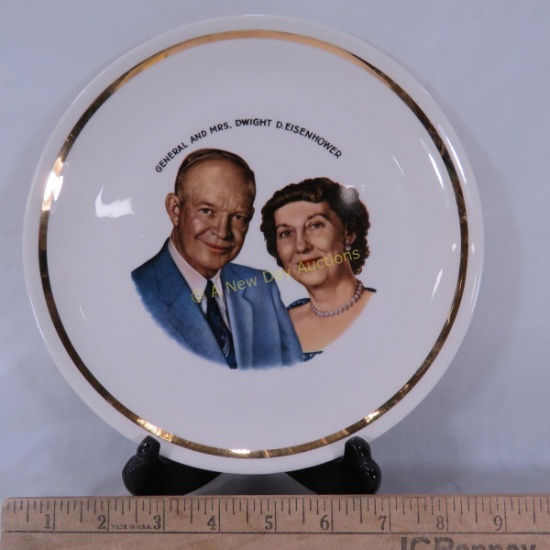 General & Mrs. Dwight D. Eisenhower Plate