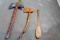 3 Native American Souvenirs 1950's Hatchet Canada