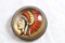 Native American Indian Chief Reverse Glass Pin