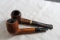 2 Estate Pipes Jobey Two Tone 14K 1/40 ORG,