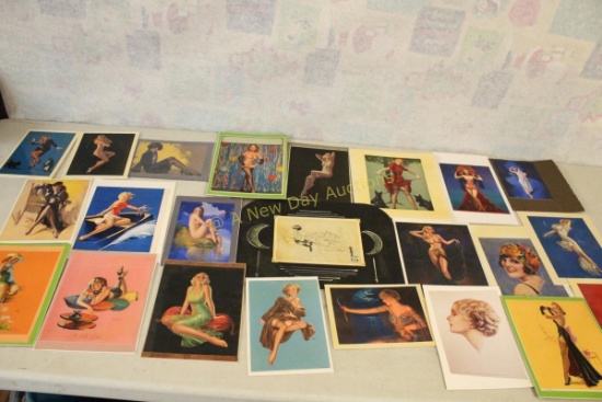 20+ Reproduction Pinup Prints