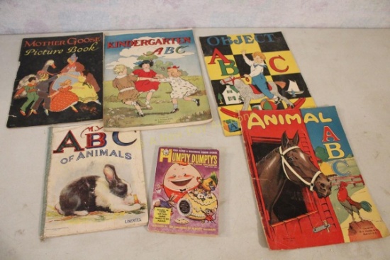 Antique Children's Book & Activity Lot