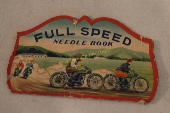 Occupied Japan Motorcycle Design Vintage Needle
