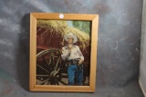 1948 Framed Gene Autry Picture 14 1/2