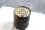 E.I. DuPont Co. Smokeless Powder Ribbed Tin Can 3