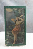 Indian Maiden Glass Picture - No chips or cracks -