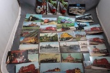35+ Railroad Train Postcards from 1912 to 1980's