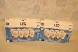 2 GE LED 60w 8 Pack Daylight Lightbulbs NIP