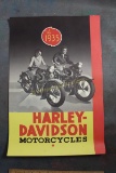 Vintage 1935 Harley Davidson Motorcycle Ad