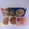 6 Picture Records PAC-MAN Strawberry Shortcake