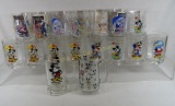 17 Mickey Mouse Clear Drinking Glasses