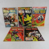 5 12¢ All American Men of War DC Comic Books