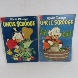 2 10¢ Uncle Scrooge #6 & 10 Dell Comic Books