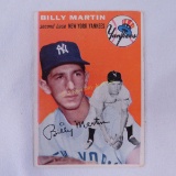 Billy Martin 1954 Topps Baseball Card