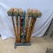 Vintage Croquet Set- complete, stand is damaged