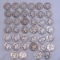 $10 Face 1940's Silver Washington Quarters