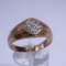 10kt Yellow Gold and Diamond Accent Ring