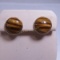 14kt Yellow Gold and Agate Pierced Earrings 4.18g