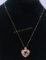 10kt Yellow Gold Chain with Black Hills Pendant