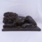 Resin Lion Sculpture 17x9x8