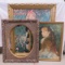 2 Framed Renoir Prints & Empty Frame