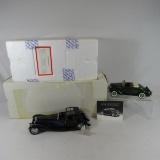 36 Ford Deluxe & 30 Bugatti Franklin Mint Diecast