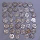 $10 Face 1960-63 Silver Washington Quarters