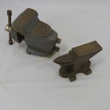 Brass Jewelers Anvil and Small Vise