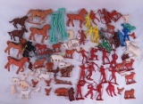 Plastic Western Figures and Animals