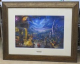 Kinkade Beauty & the Beast Dancing in Moonlight