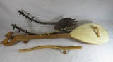 2 Primitive Musical Instruments & 1 Bow